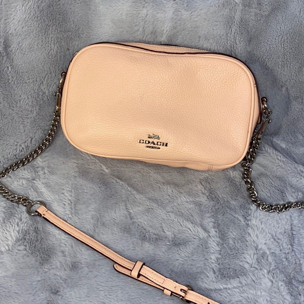 Small pink Coach bag